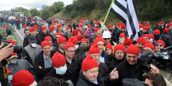 Die bretonische Revolte der “Bonnets Rouges”