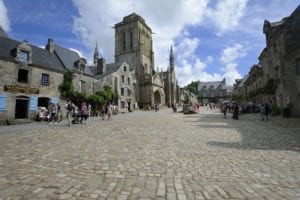 Locronan Marktplatz