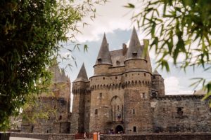 Das Schloss von Vitré gehört zu den schönsten Anlagen der Bretagne