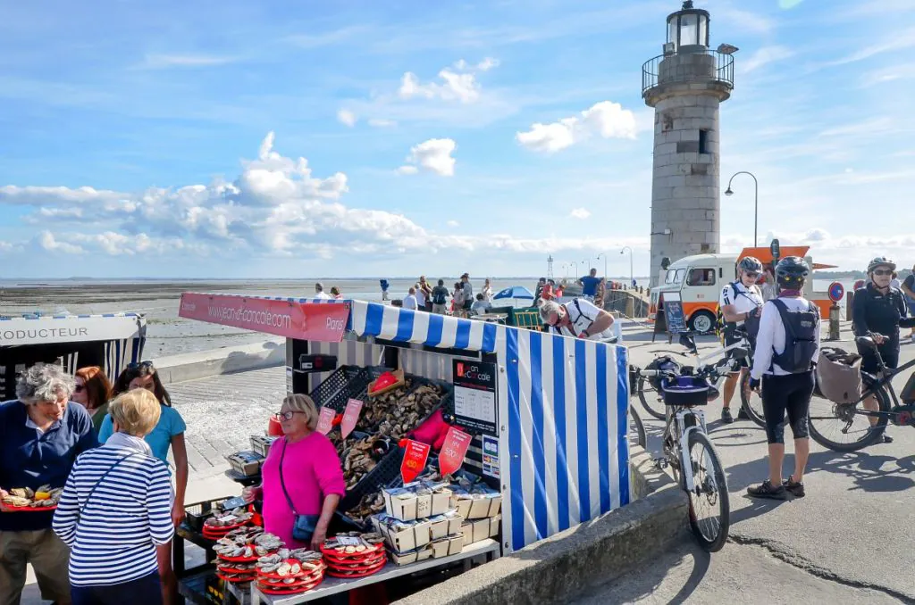 Austern essen in Cancale