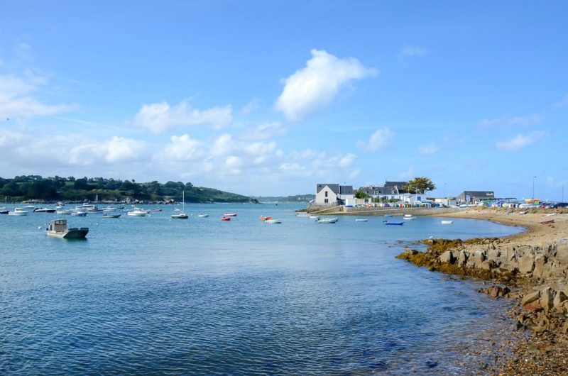 Plougasnou Ganz entspannt an der Küste der Finistère Ganz entspannt